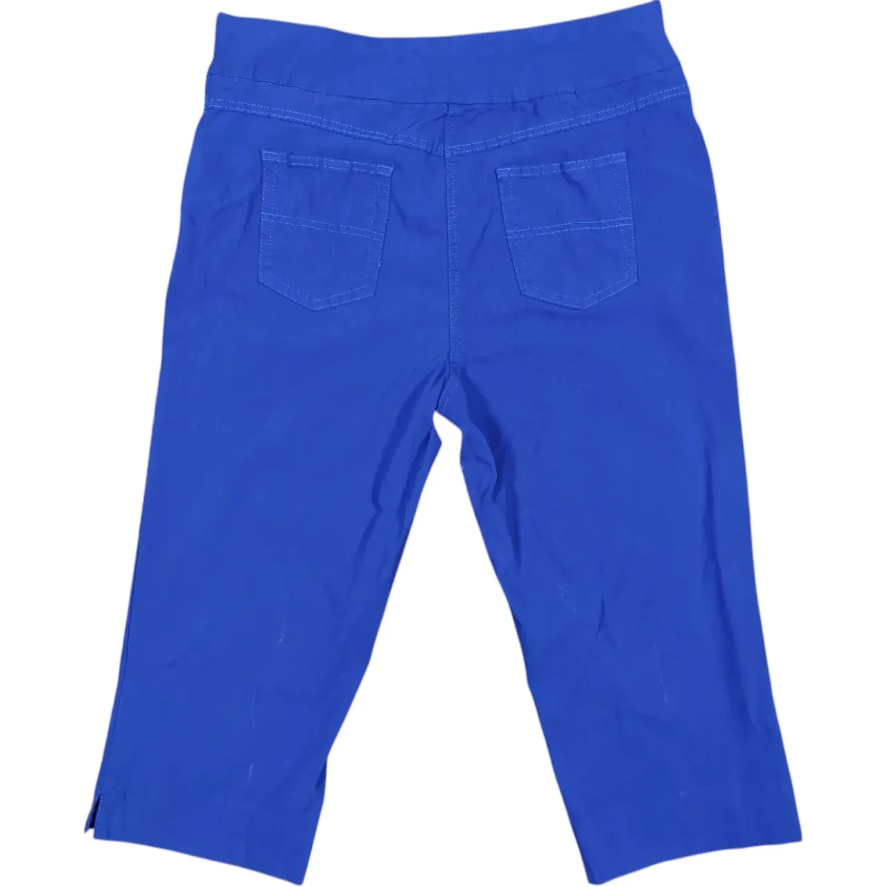 Westbound Women's Size 18 Royal Blue Stretch Pull-On Capri Pants thumbnail 2