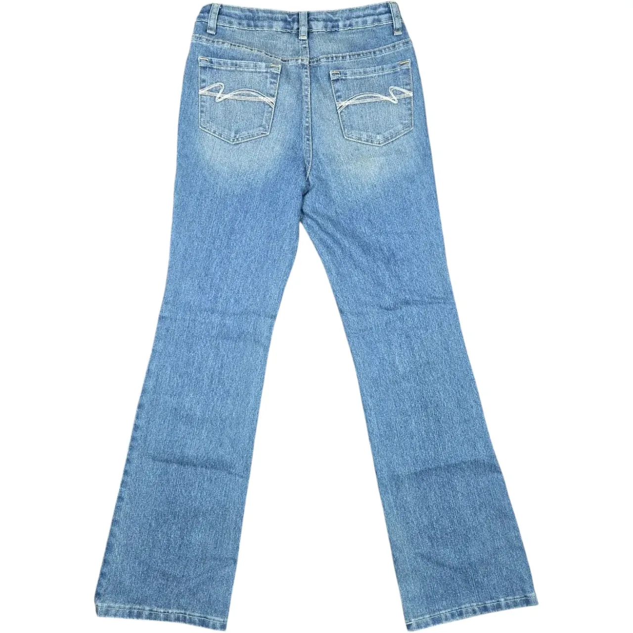 Cherokee Girls Size 14 Bootcut Jeans Adjustable Waist Stretch Denim NWT thumbnail 2