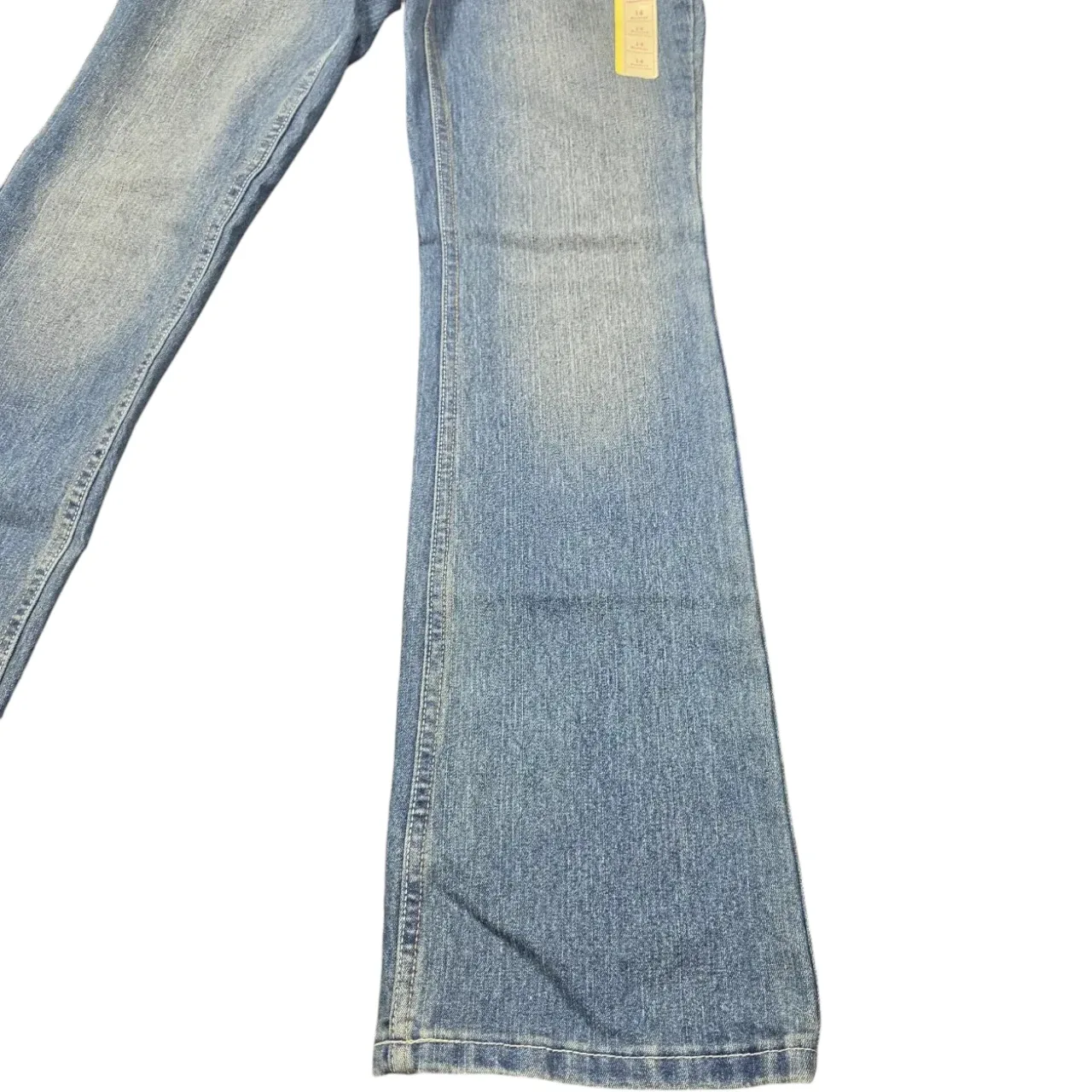 Cherokee Girls Size 14 Bootcut Jeans Adjustable Waist Stretch Denim NWT thumbnail 3