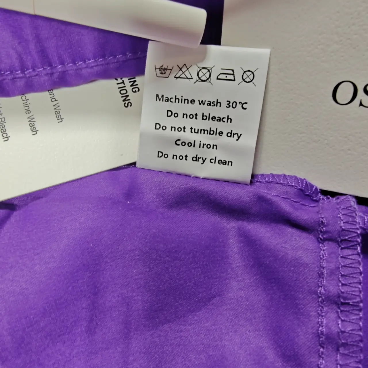 OSHOPLIVE Gradient Tiered Ruffle Maxi Skirt Purple Pink Size S NWT thumbnail 7