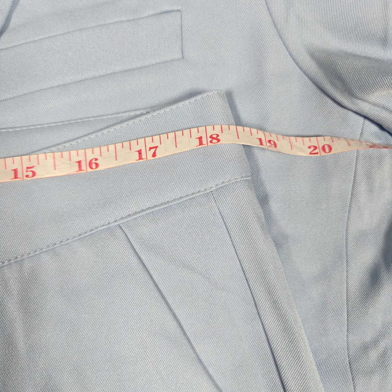 Manfinity Men's 2-Piece Slim Fit Suit Set Light Blue Size XL thumbnail 7