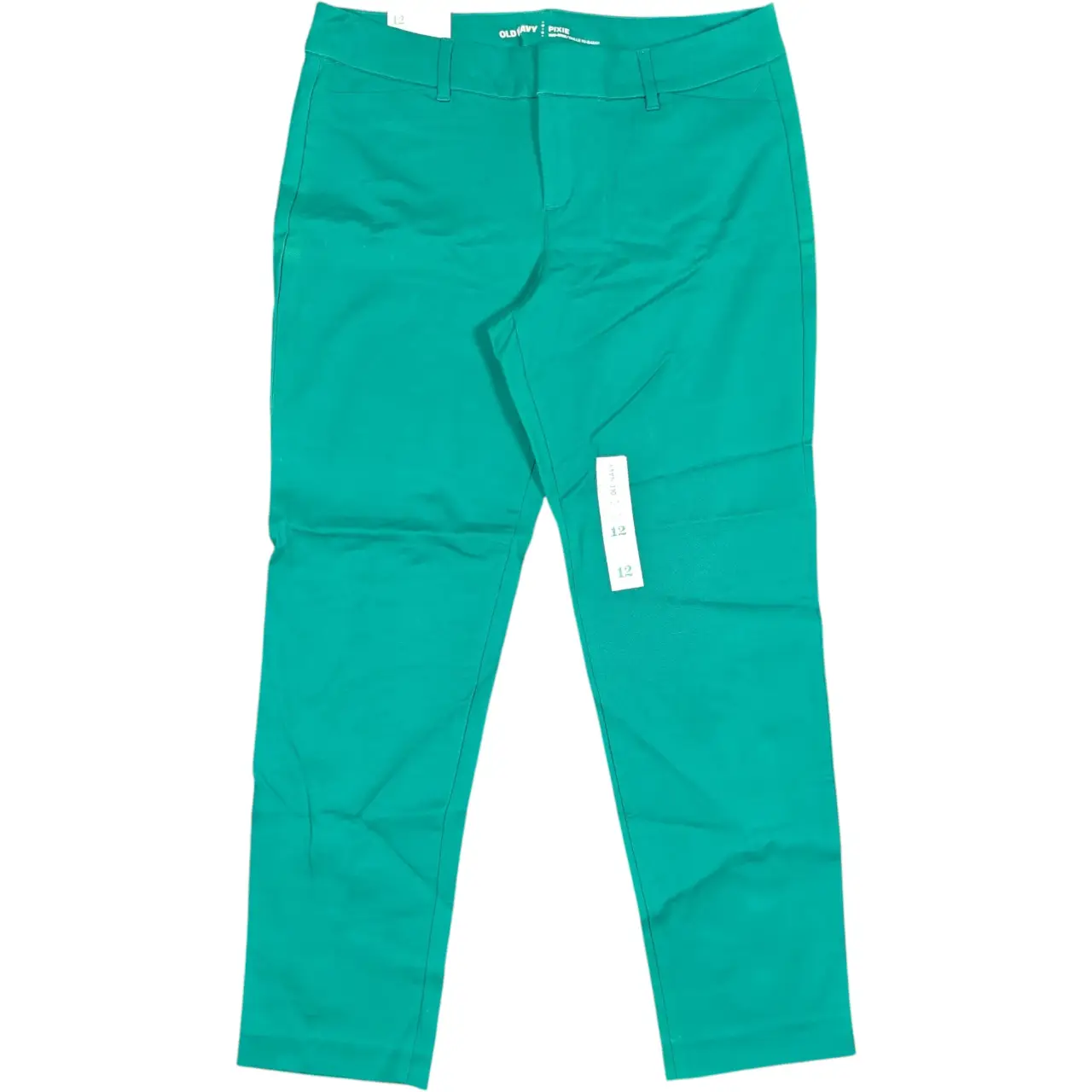 Old Navy The Pixie Mid-Rise Ankle Pants Size 12 Regular Green NWT