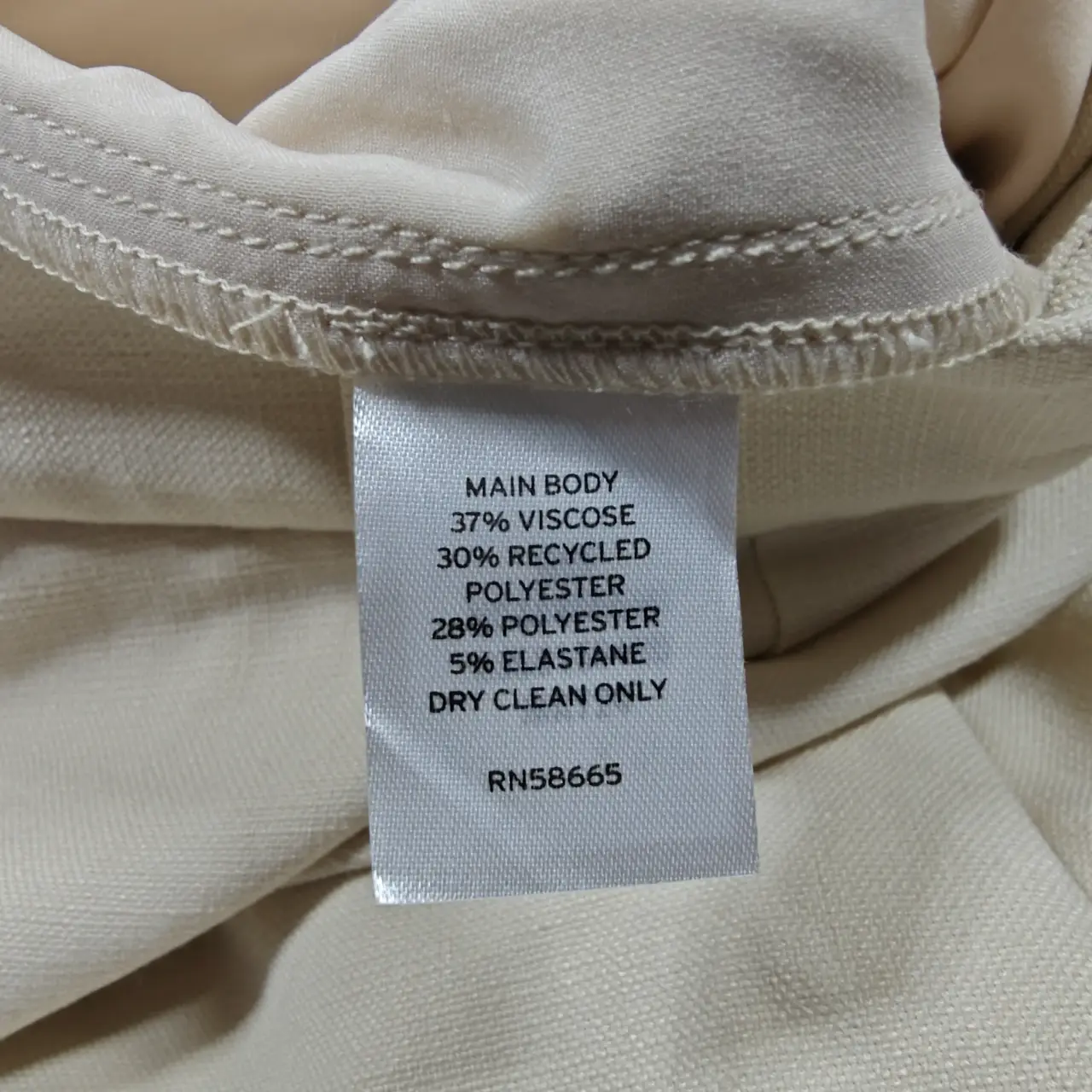 Nordstrom Women's Ivory Pleated Dress Trouser Shorts Size 14 thumbnail 7
