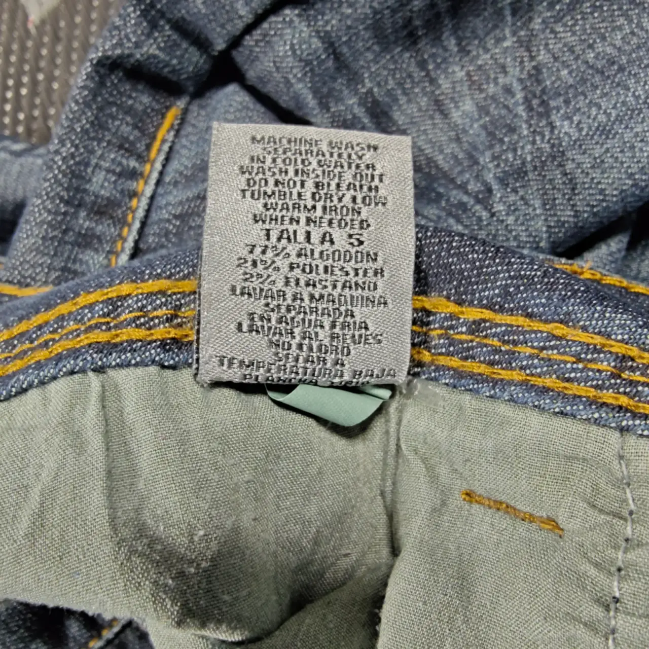 Clash Jeans USA Women's Size 5 Embellished Pocket Bootcut Jeans Dark Wash thumbnail 7