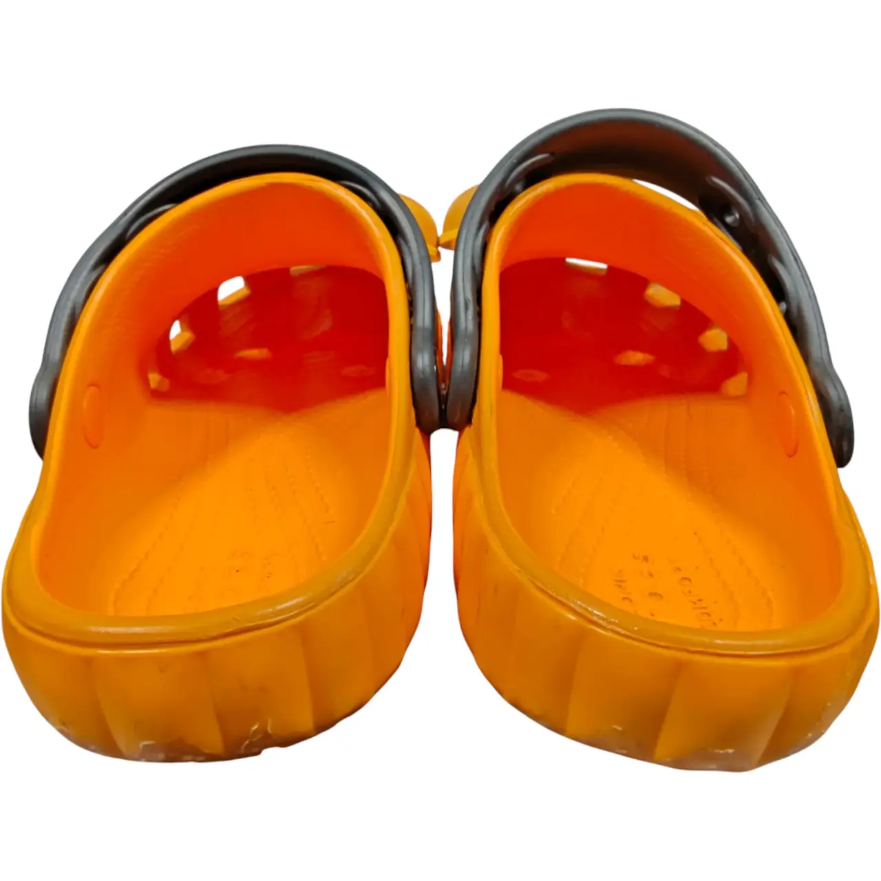 Crocs Disney Mickey Mouse Pumpkin Halloween Clogs Kids Size C13 Orange thumbnail 5