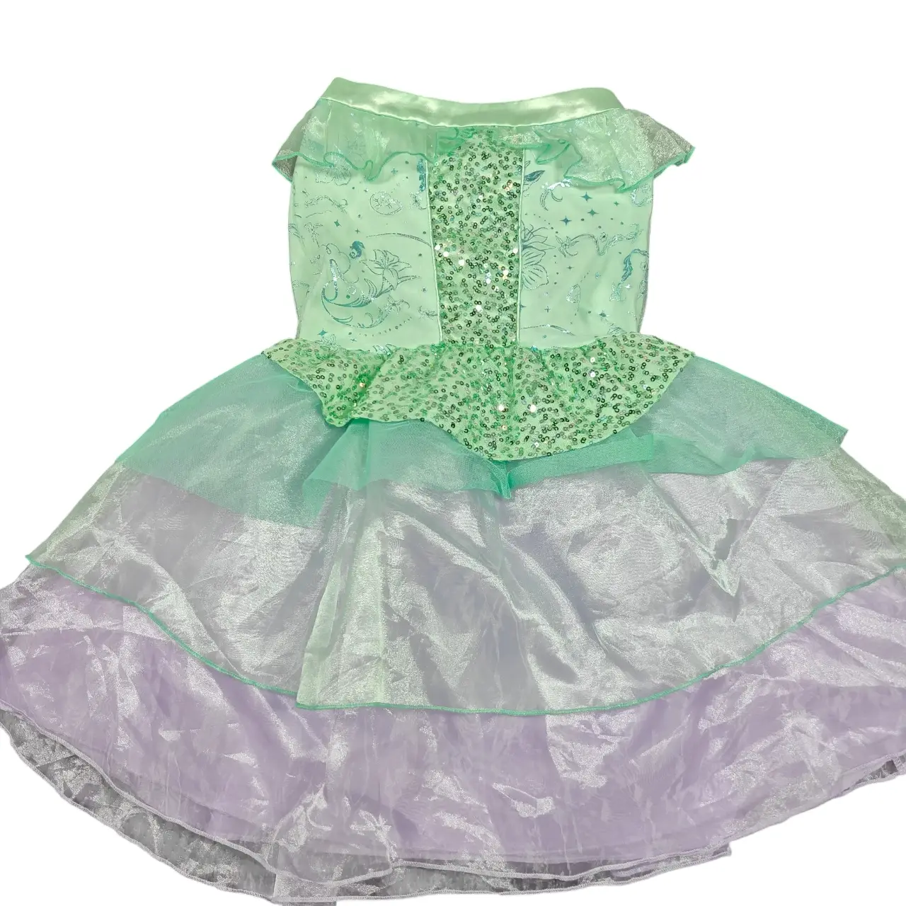 Disney Store Ariel The Little Mermaid Costume 2-Piece Set Girls Size 7/8 thumbnail 4