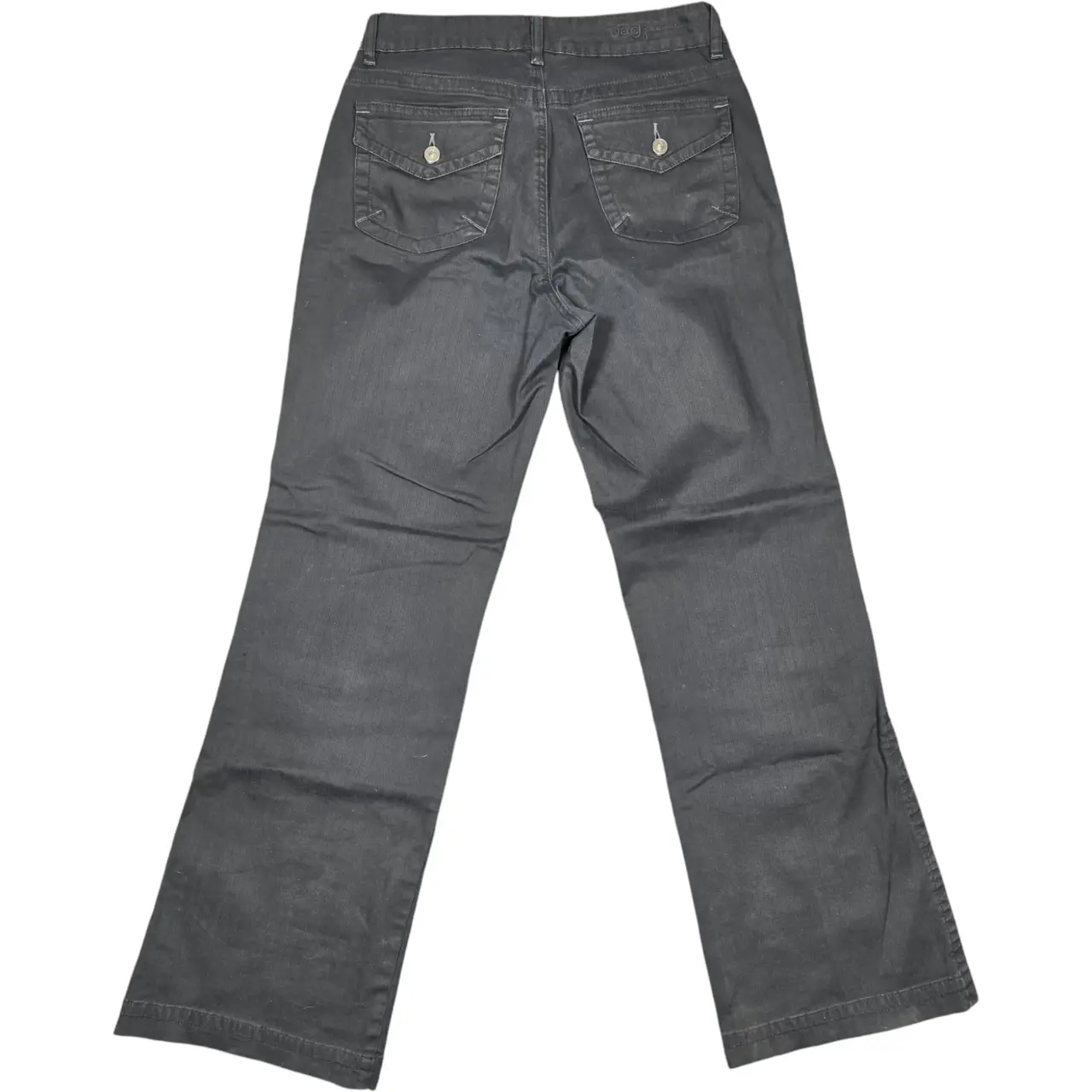 Jag Jeans Women's Black Stretch Bootcut Flap Pocket Pants Size 12 thumbnail 2