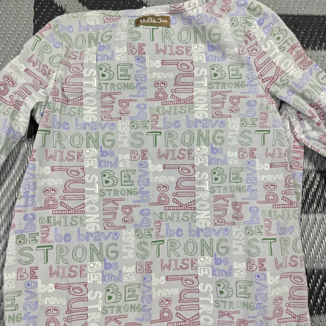 Matilda Jane Girls Size 6 Be Strong Pajama Lounge Set Ruffle Cuffs thumbnail 8