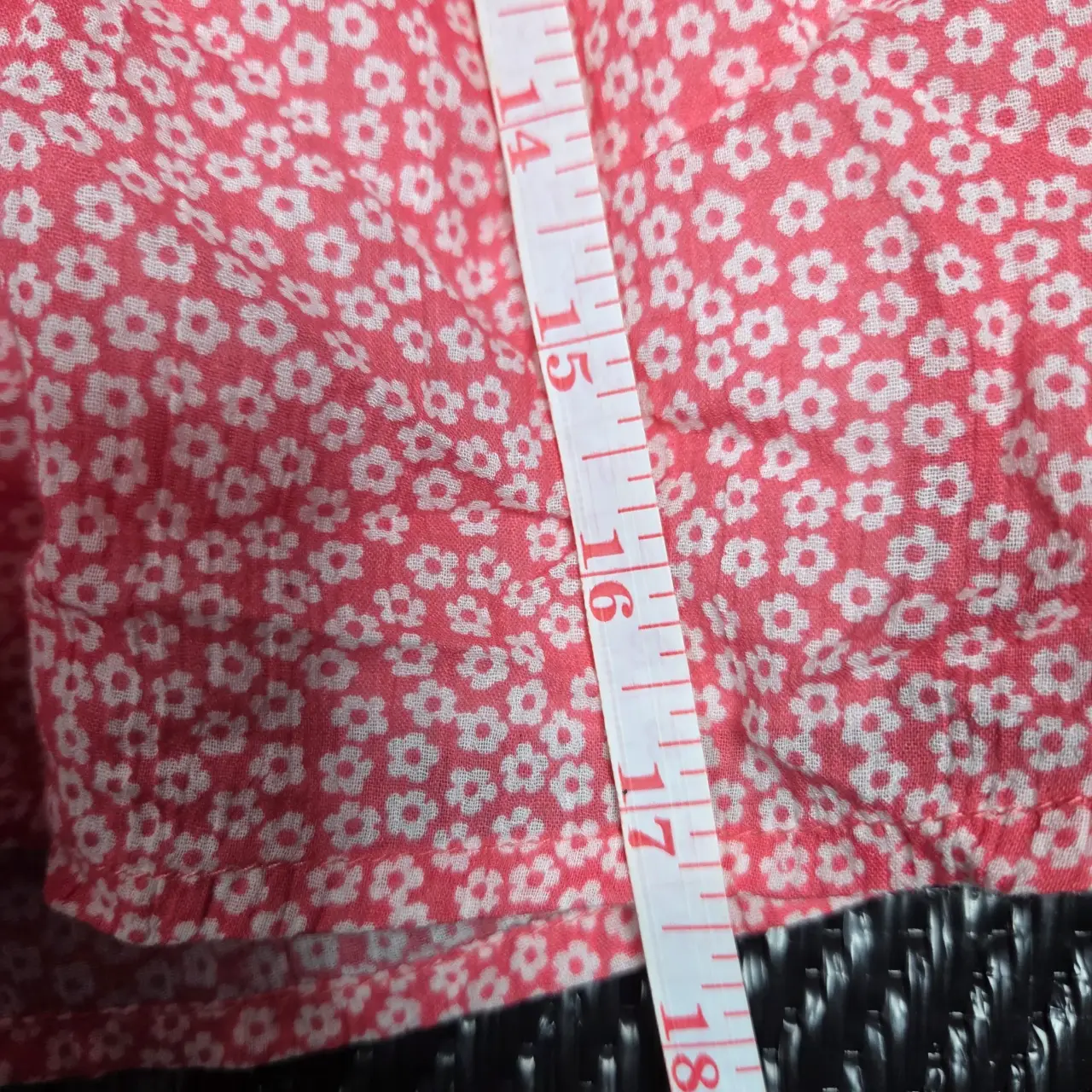 Old Navy Floral Smocked Waist Mini Skirt Pink Size M NWT thumbnail 10