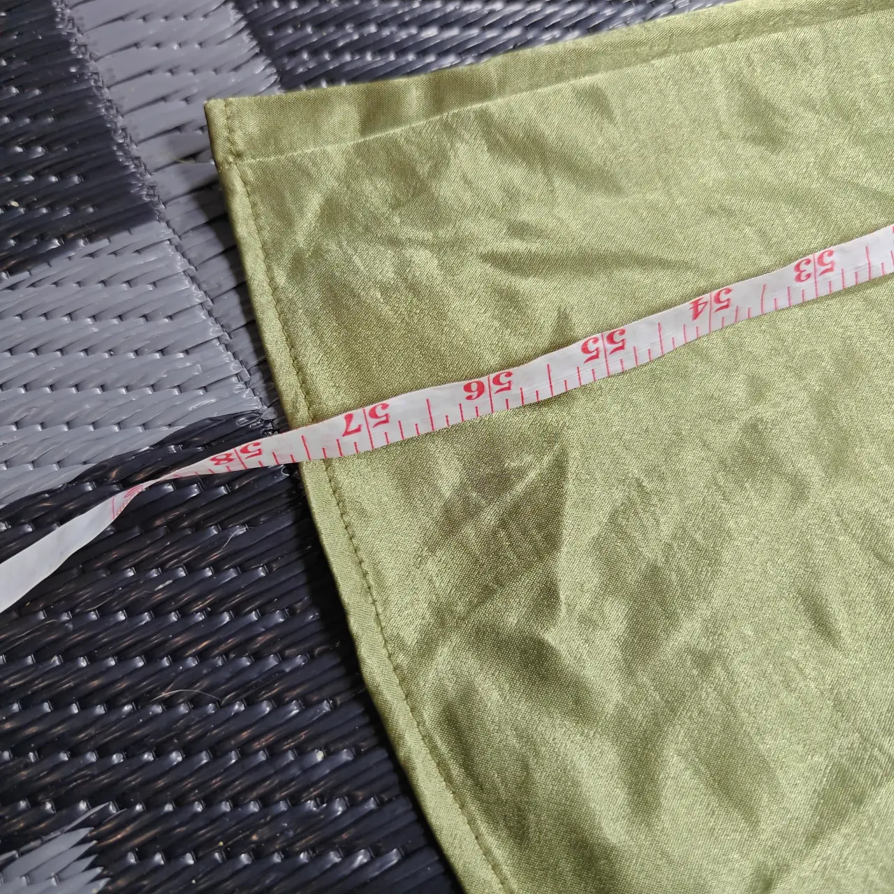 One Shoulder Ruched Satin Draped Maxi Dress in Olive Green thumbnail 6