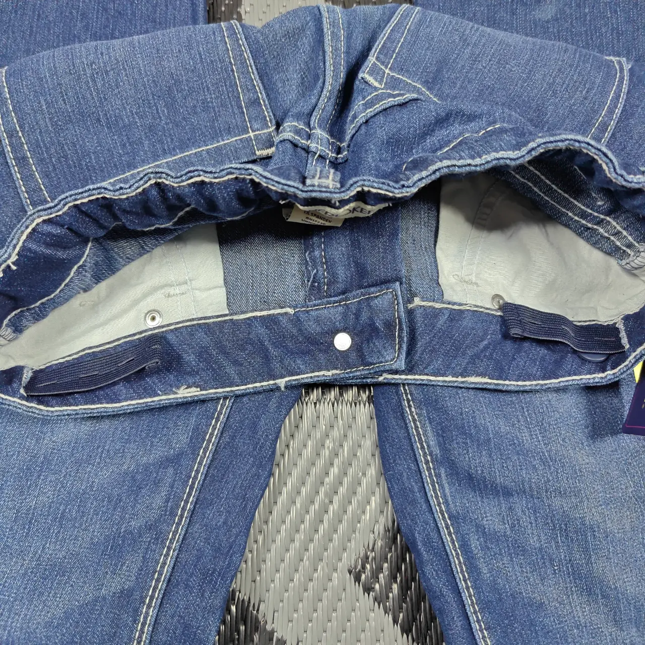 Cherokee Girls Size 14 Low Rise Bootcut Jeans NWT Adjustable Waist thumbnail 5