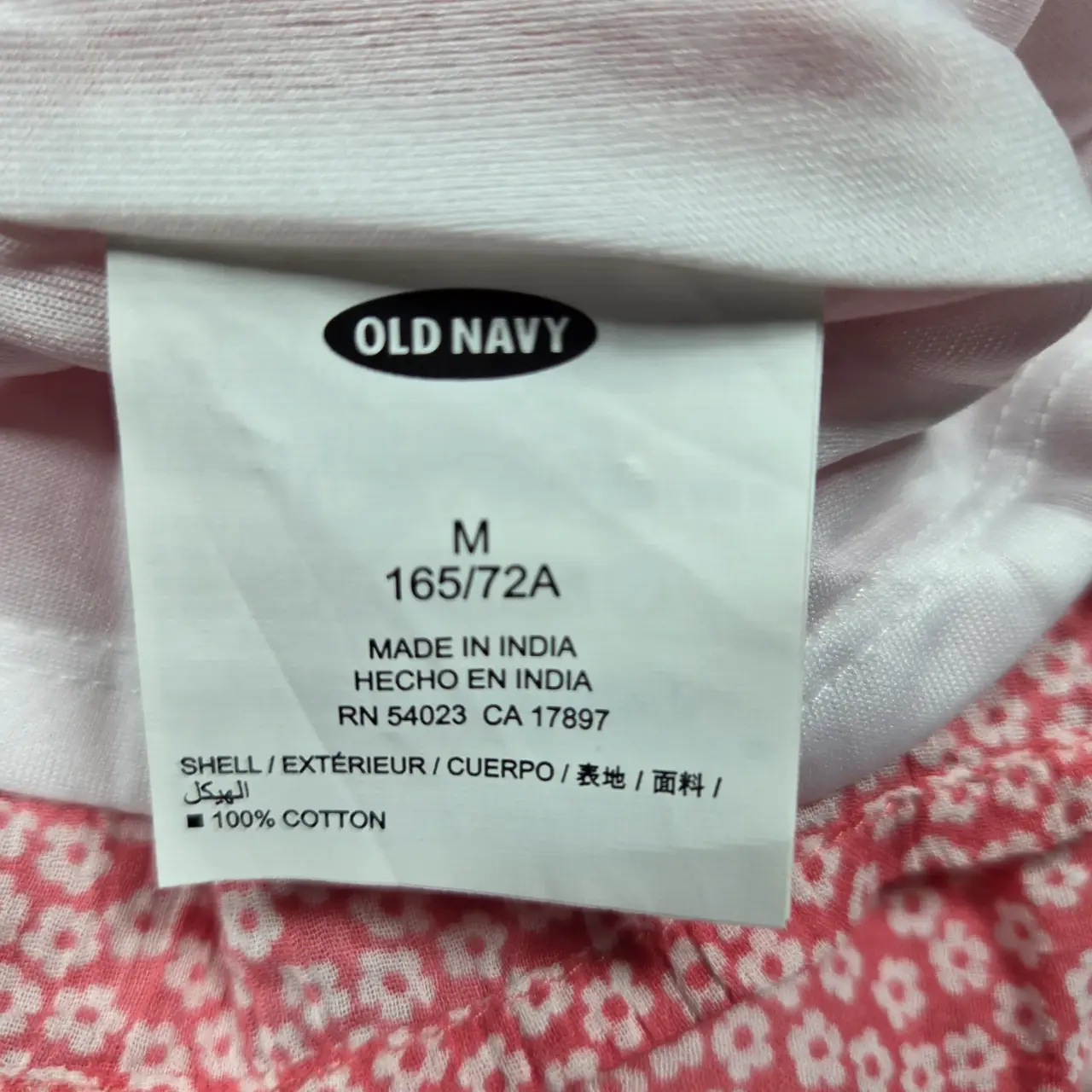 Old Navy Floral Smocked Waist Mini Skirt Pink Size M NWT thumbnail 6
