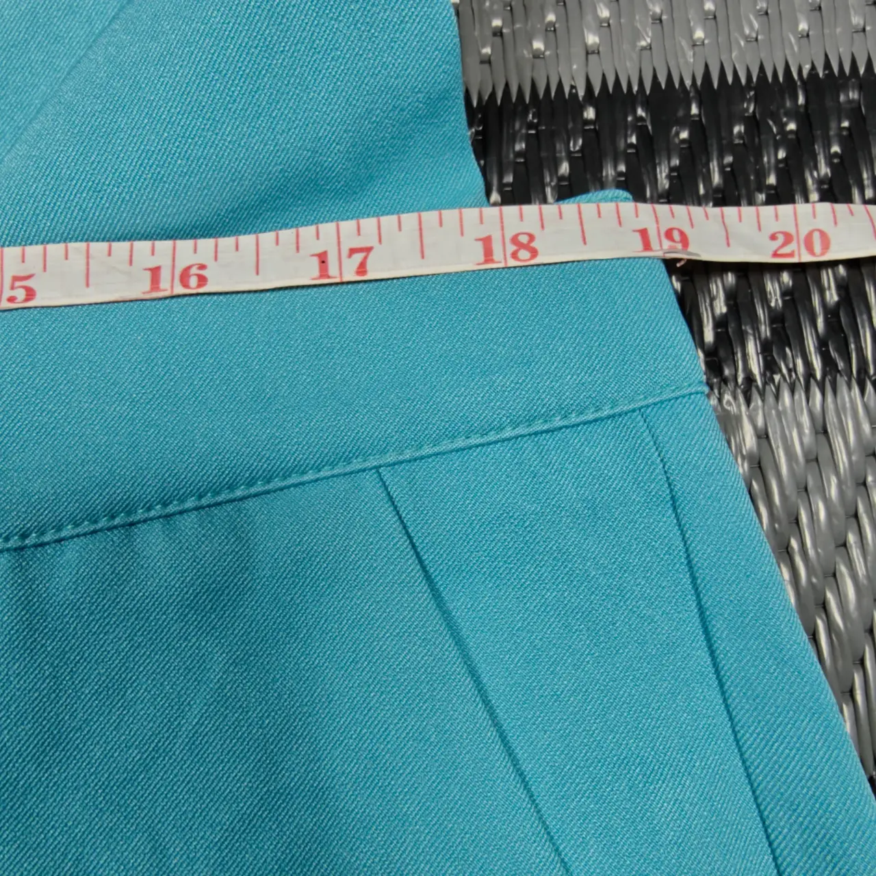Manfinity Men's 2-Piece Slim Suit Set Blazer & Pants Turquoise Aqua Size XL thumbnail 9