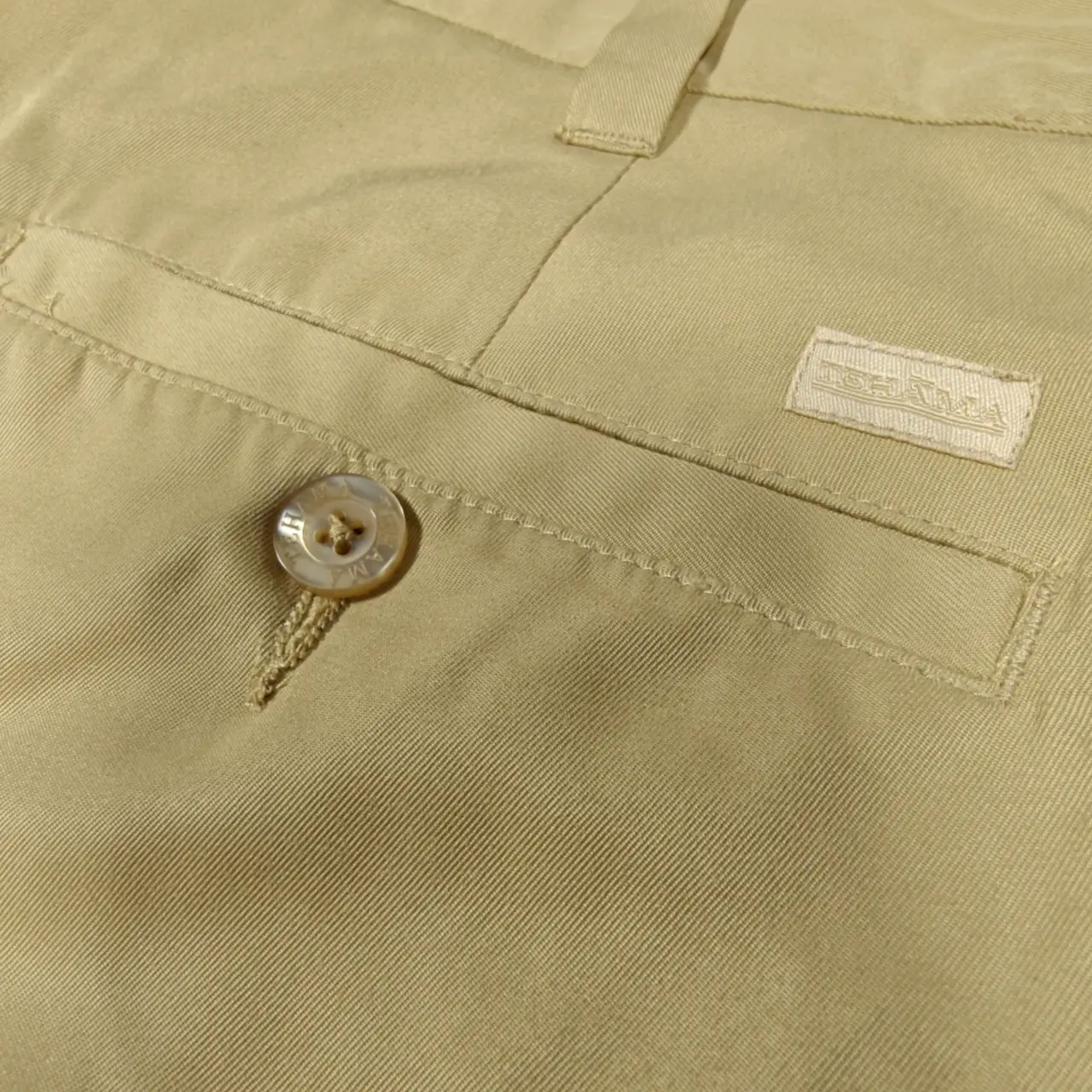 Tehama Men's Khaki Tan Golf Chino Pants W34 L30 Flat Front thumbnail 4