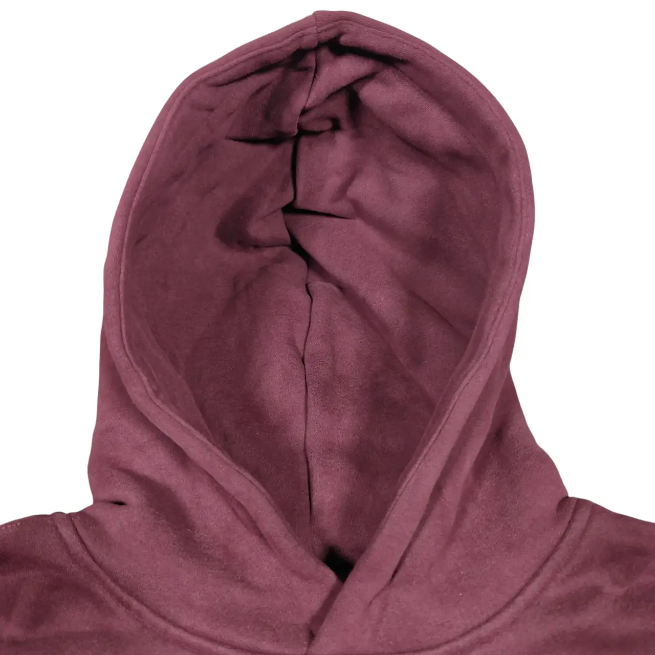 Comfrt Fleece Pullover Hoodie Mauve Plum Size M NWOT thumbnail 5