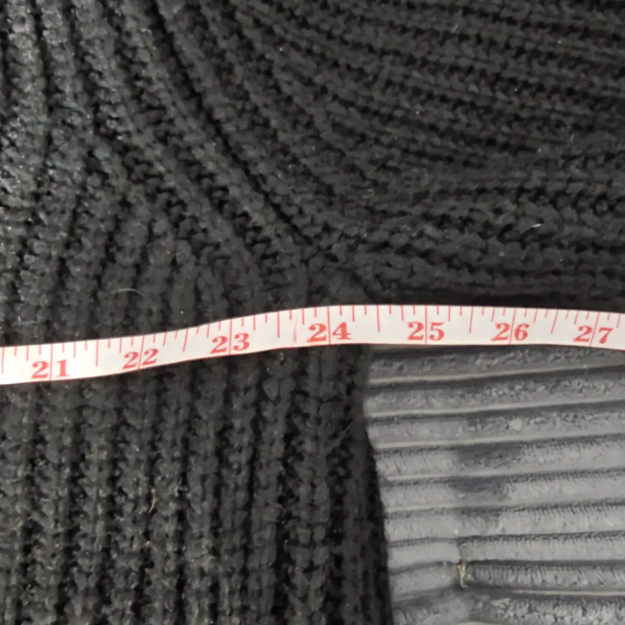 INC International Concepts Rhinestone Button Chunky Knit Cardigan Black XL thumbnail 7