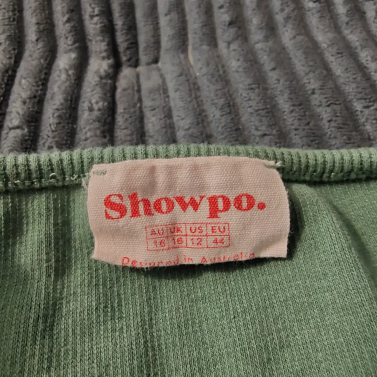 Showpo Green Ribbed Cutout Sleeveless Bodysuit Size US 12 thumbnail 9