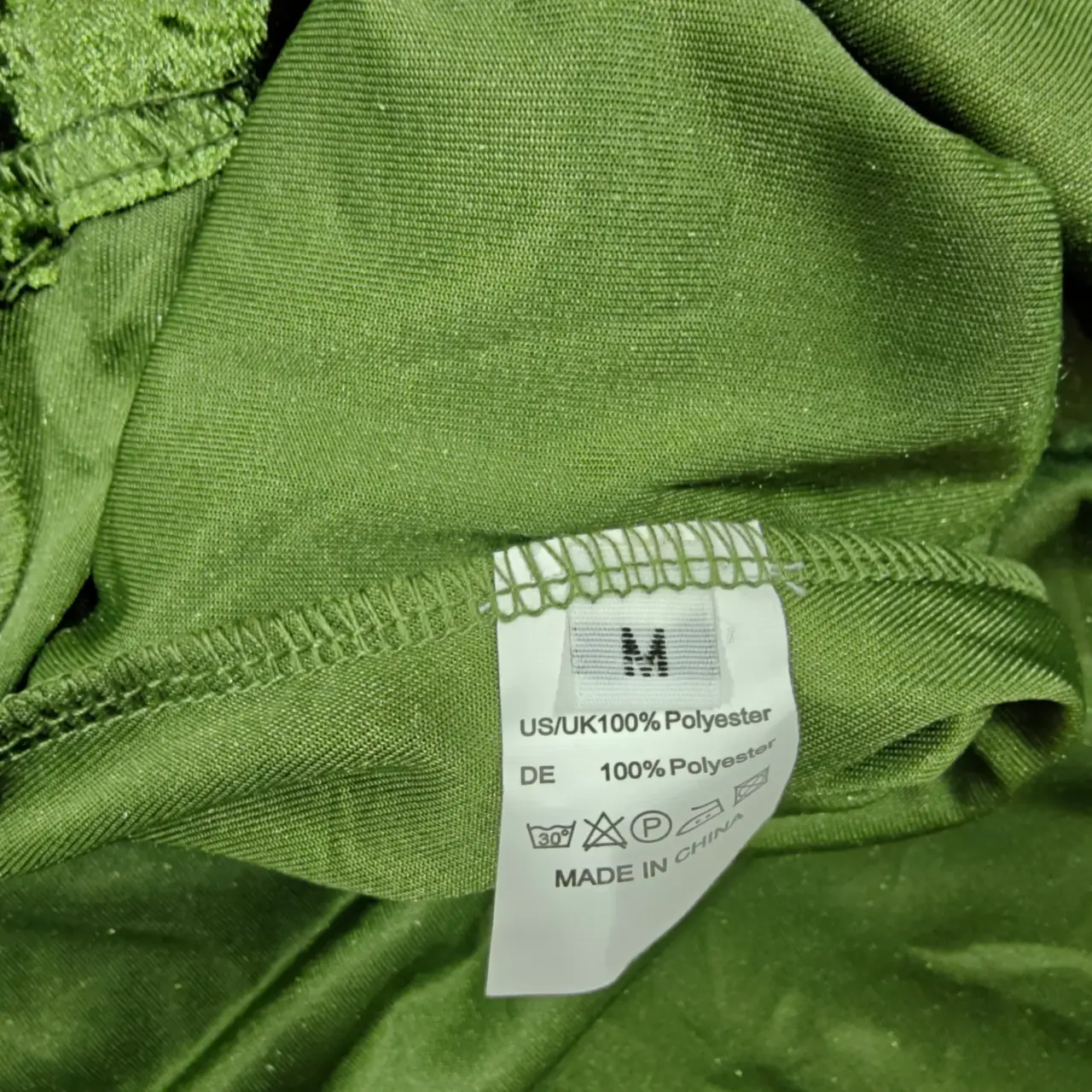Women's Medieval Renaissance Hooded Velvet Dress Green Size M thumbnail 7