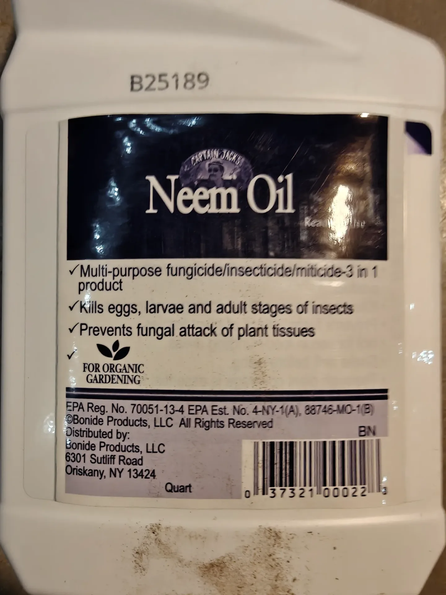 Bonide Captain Jack's Neem Oil Ready-to-Use 32oz Organic Pest Fungicide Spray thumbnail 3
