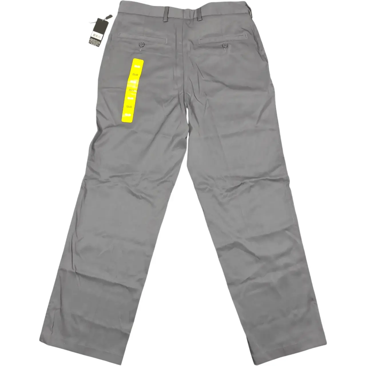 Pebble Beach Performance Men's Flat Front Golf Pants Gray Size 32x30 NWT thumbnail 3