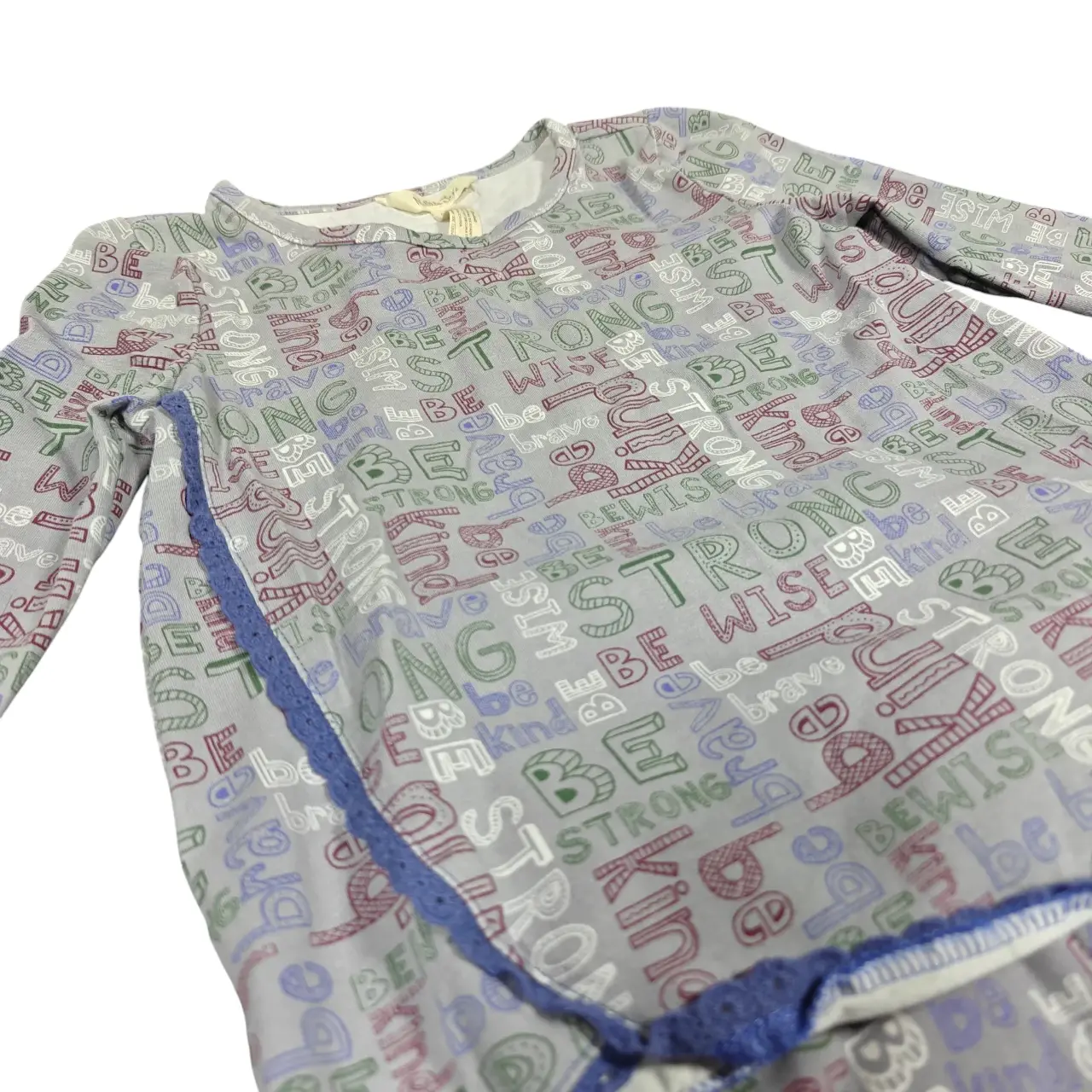 Matilda Jane Girls Size 6 Be Strong Pajama Lounge Set Ruffle Cuffs thumbnail 3