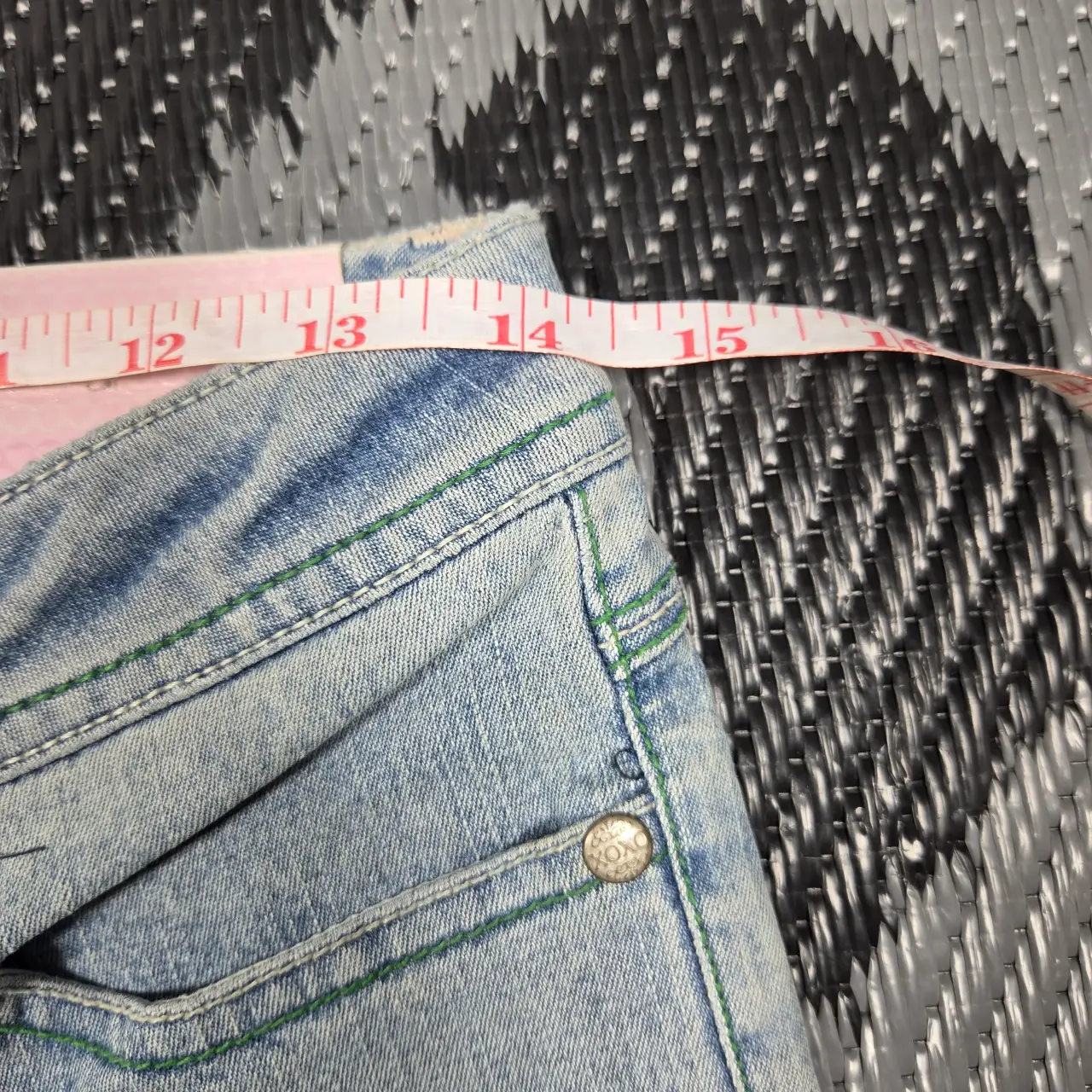 Vintage XOXO Y2K Light Wash Contrast Stitch Jeans Size 3/4 thumbnail 9