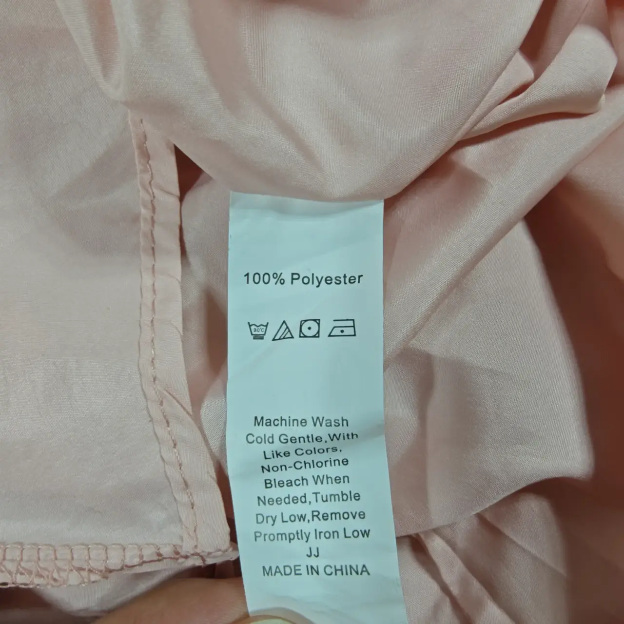 Blush Pink Semi-Sheer Ruffle Flare Sleeve Mini Dress Size S thumbnail 7
