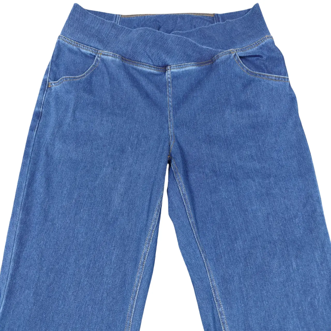 Halara Women's Crossover High Waist Flare Bell Bottom Stretch Denim Jeans thumbnail 2