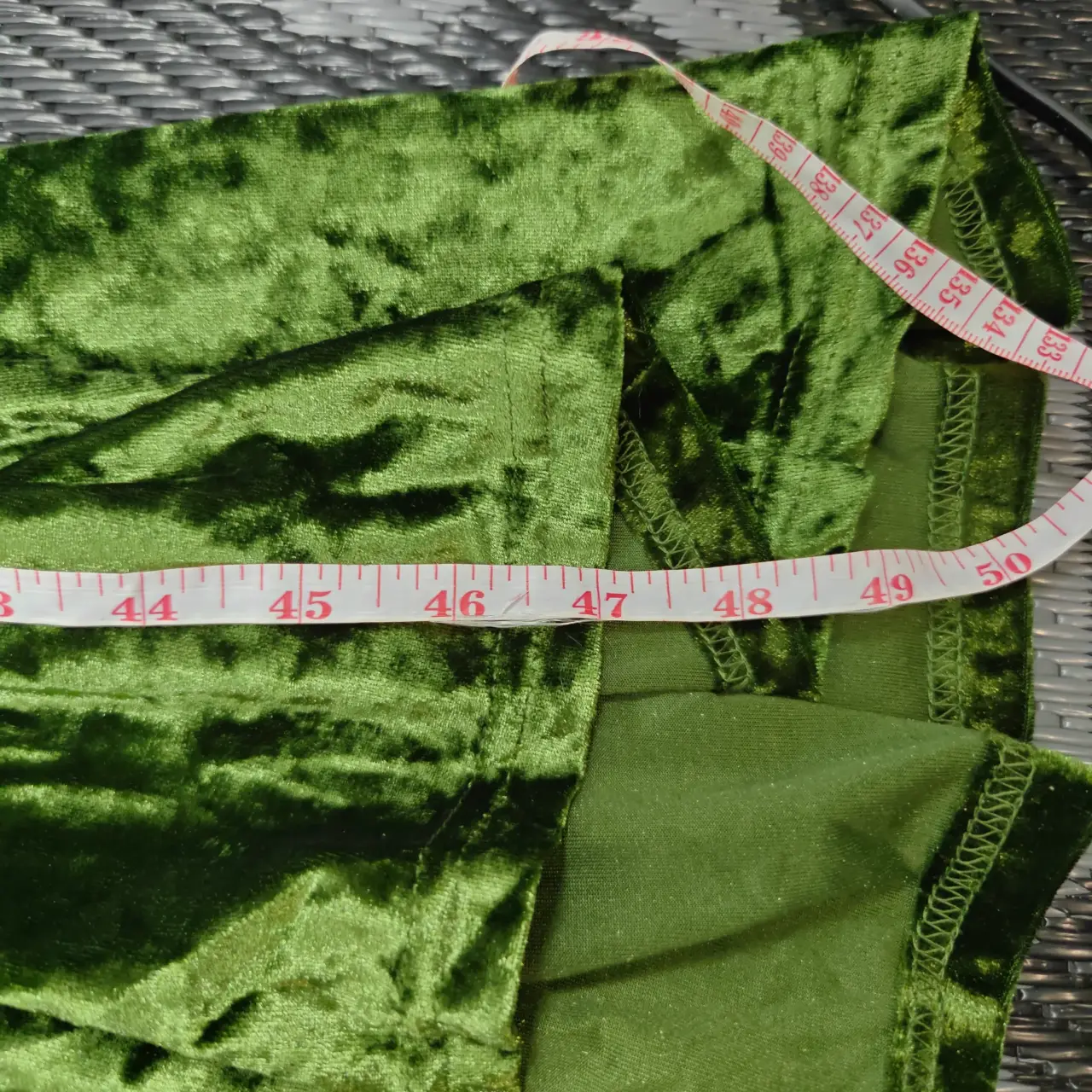 Women's Medieval Renaissance Hooded Velvet Dress Green Size M thumbnail 8