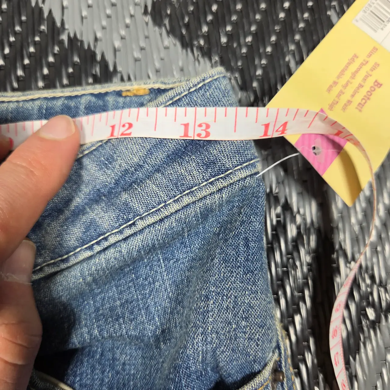 Cherokee Girls Size 14 Bootcut Jeans Adjustable Waist Stretch Denim NWT thumbnail 10