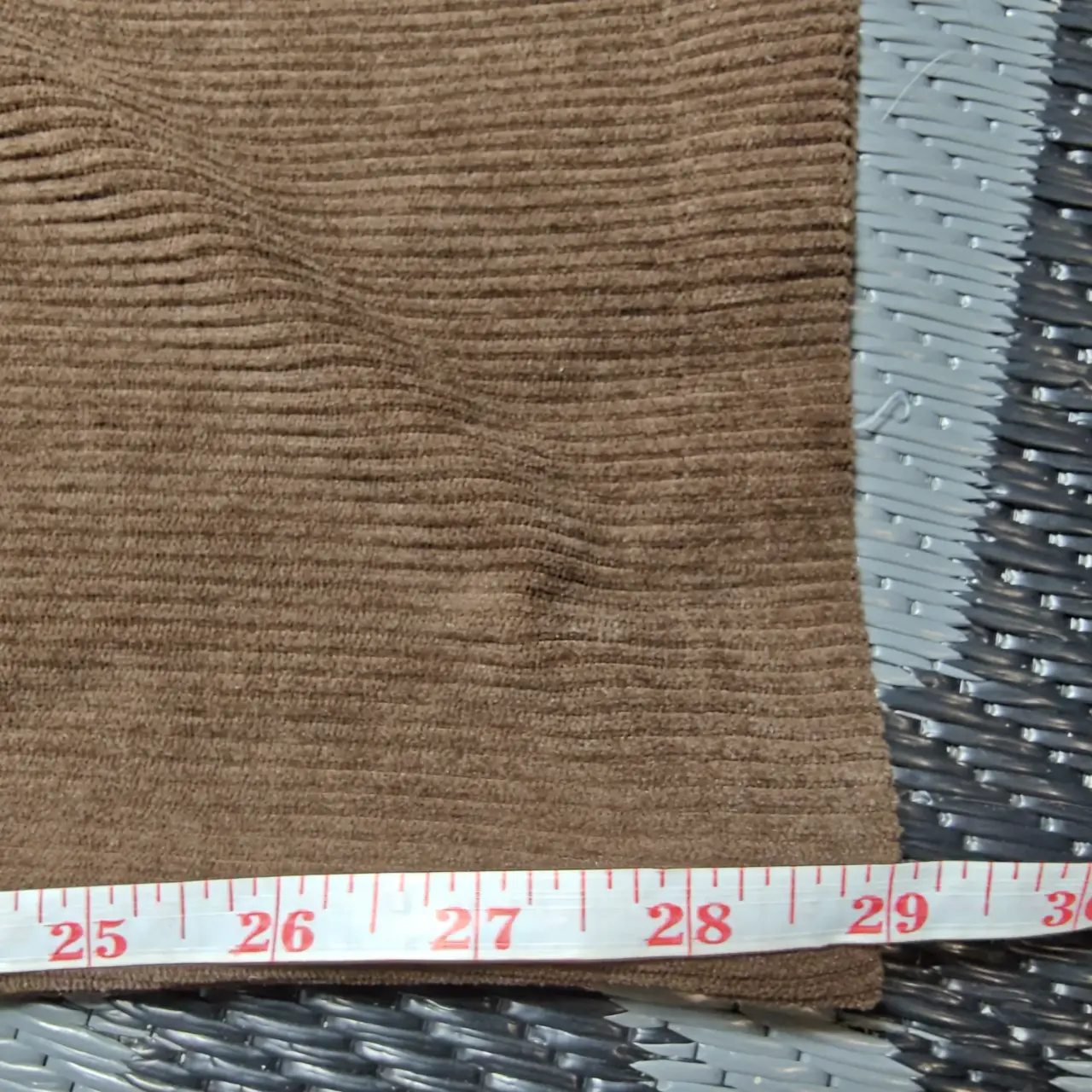 Halara Women's XL Brown Ribbed Corduroy Pleated Casual Pants NWT thumbnail 9