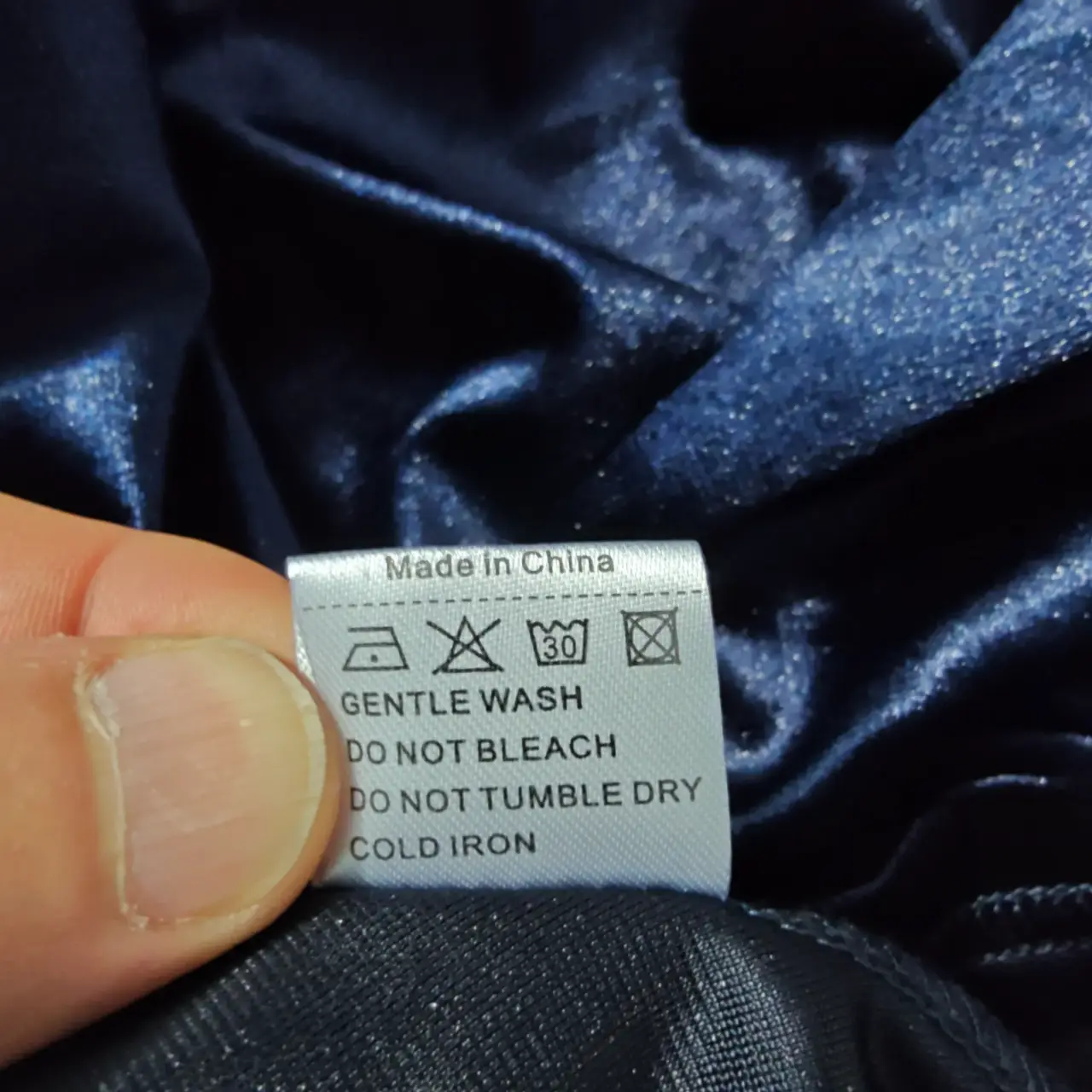 ZABERRY Women's Navy Blue Velvet V-Neck Ruched Wrap Midi Dress Size XL thumbnail 7