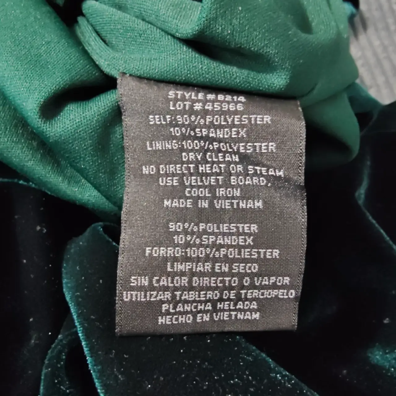 Betsy & Adam Women's Emerald Green Velvet Drape Back Sheath Dress Size 14 NWT thumbnail 7