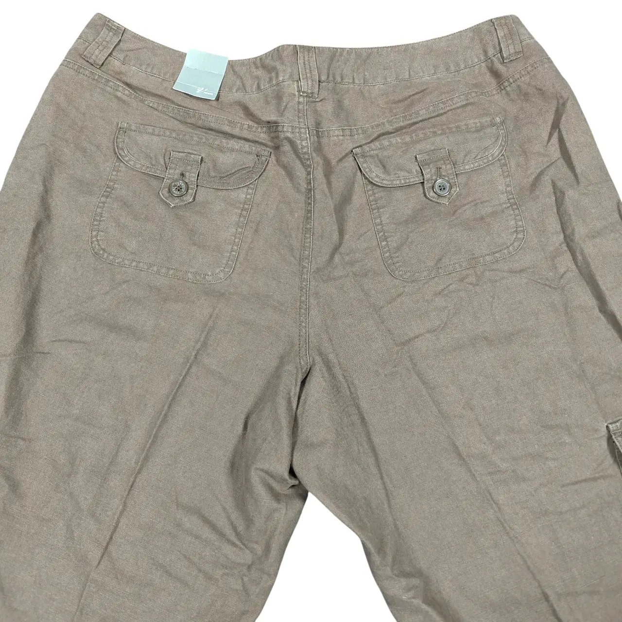 Lane Bryant Venezia Linen Blend Cargo Capri Pants Size 20 NWT thumbnail 5