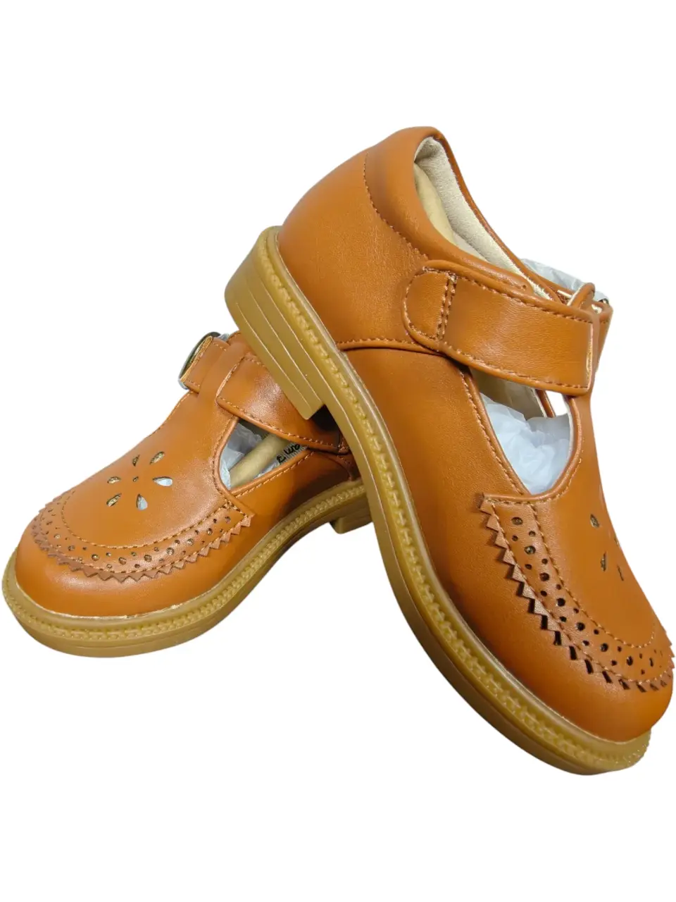 Dream Pairs Toddler Girls Mary Jane T-Strap Dress Shoes Brown Size 6T