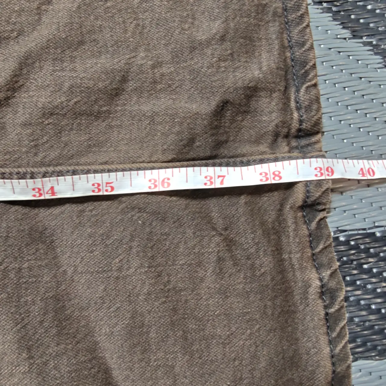 Wild Fable Women's Brown Denim Maxi Skirt with Front Slit Size 16 NWT thumbnail 6