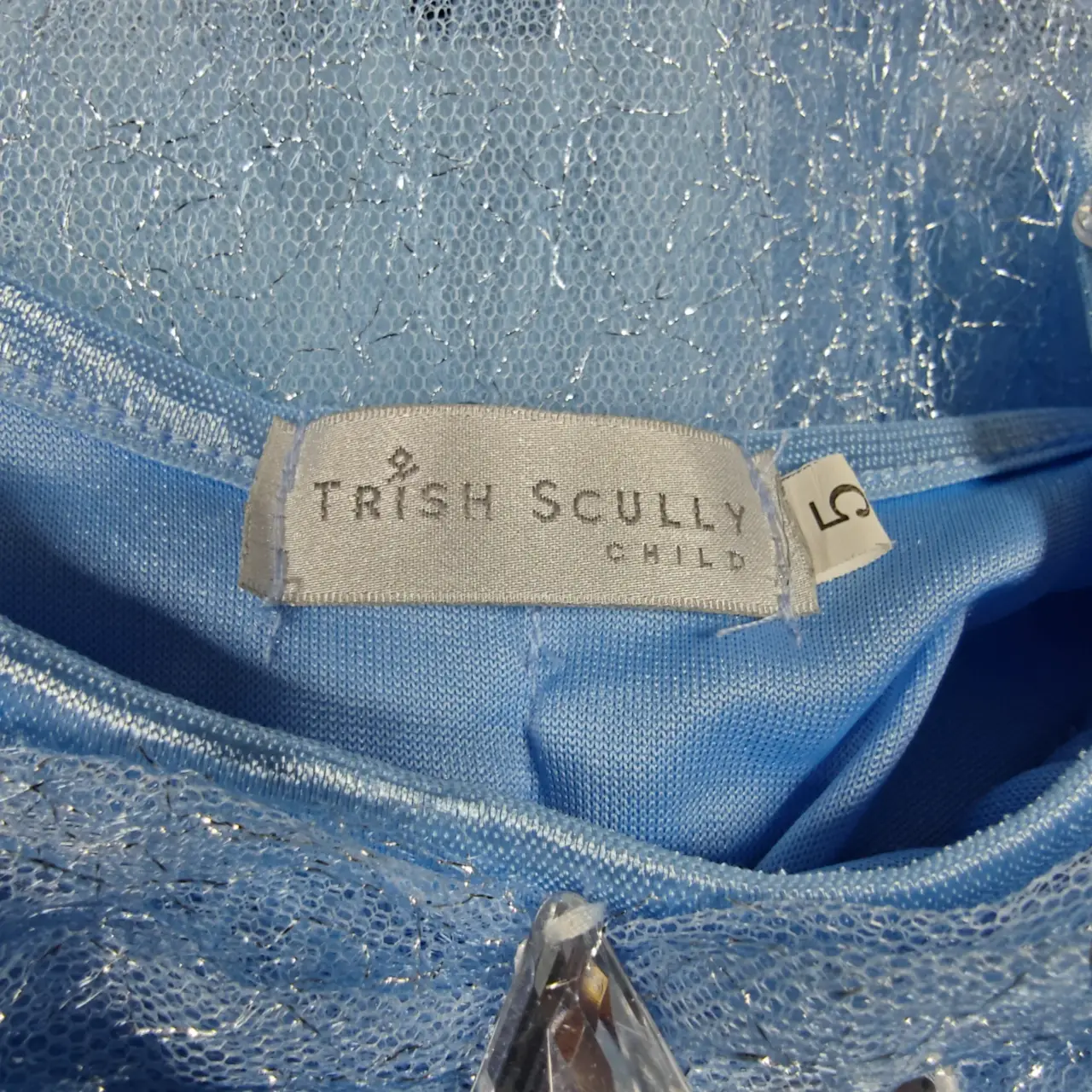 Trish Scully Girls Blue Princess Sparkle Tulle Costume Dress Size 5T thumbnail 6
