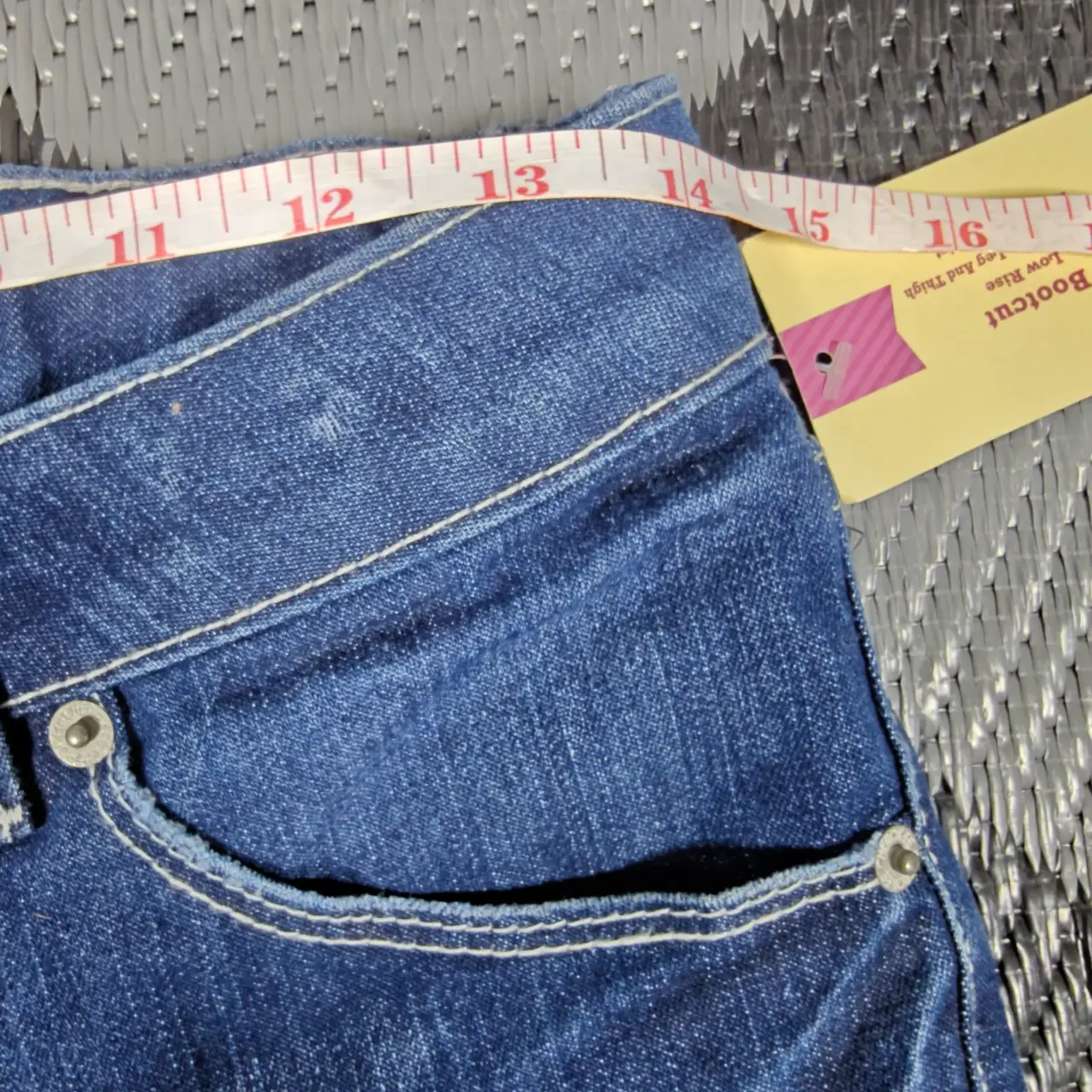 Cherokee Girls Size 14 Low Rise Bootcut Jeans NWT Adjustable Waist thumbnail 9