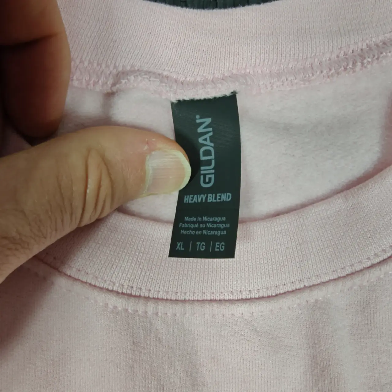 Gildan Heavy Blend It's Cookies Time Graphic Sweatshirt Light Pink Size XL thumbnail 3