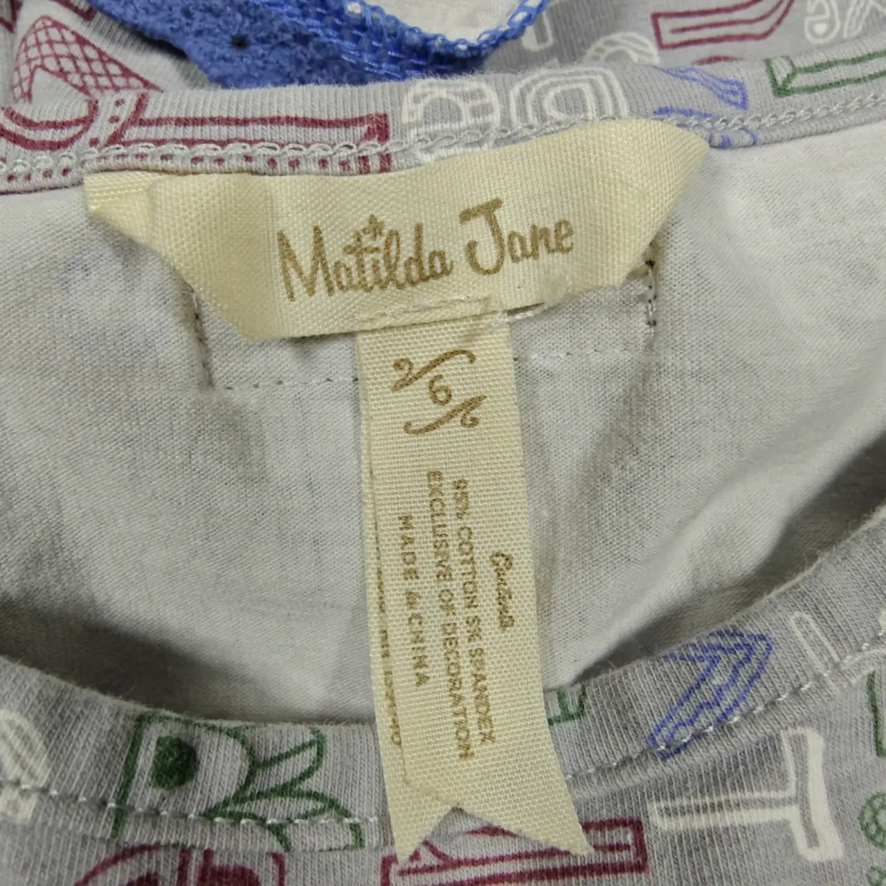 Matilda Jane Girls Size 6 Be Strong Pajama Lounge Set Ruffle Cuffs thumbnail 6