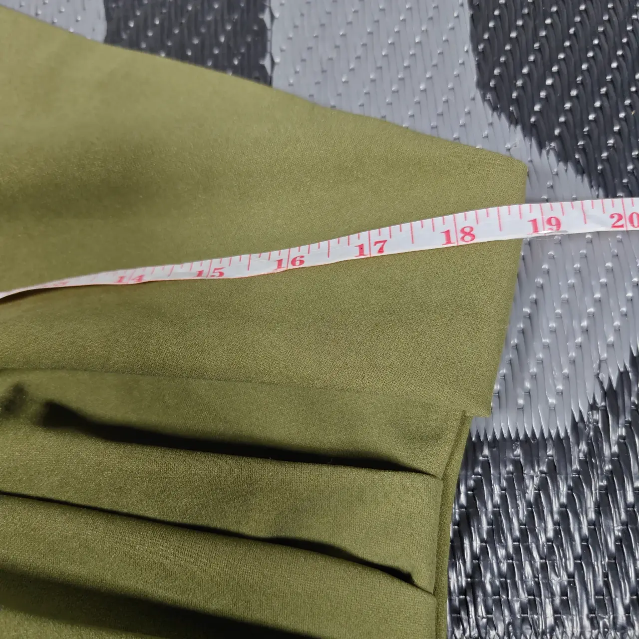 One Shoulder Ruched Satin Draped Maxi Dress in Olive Green thumbnail 7