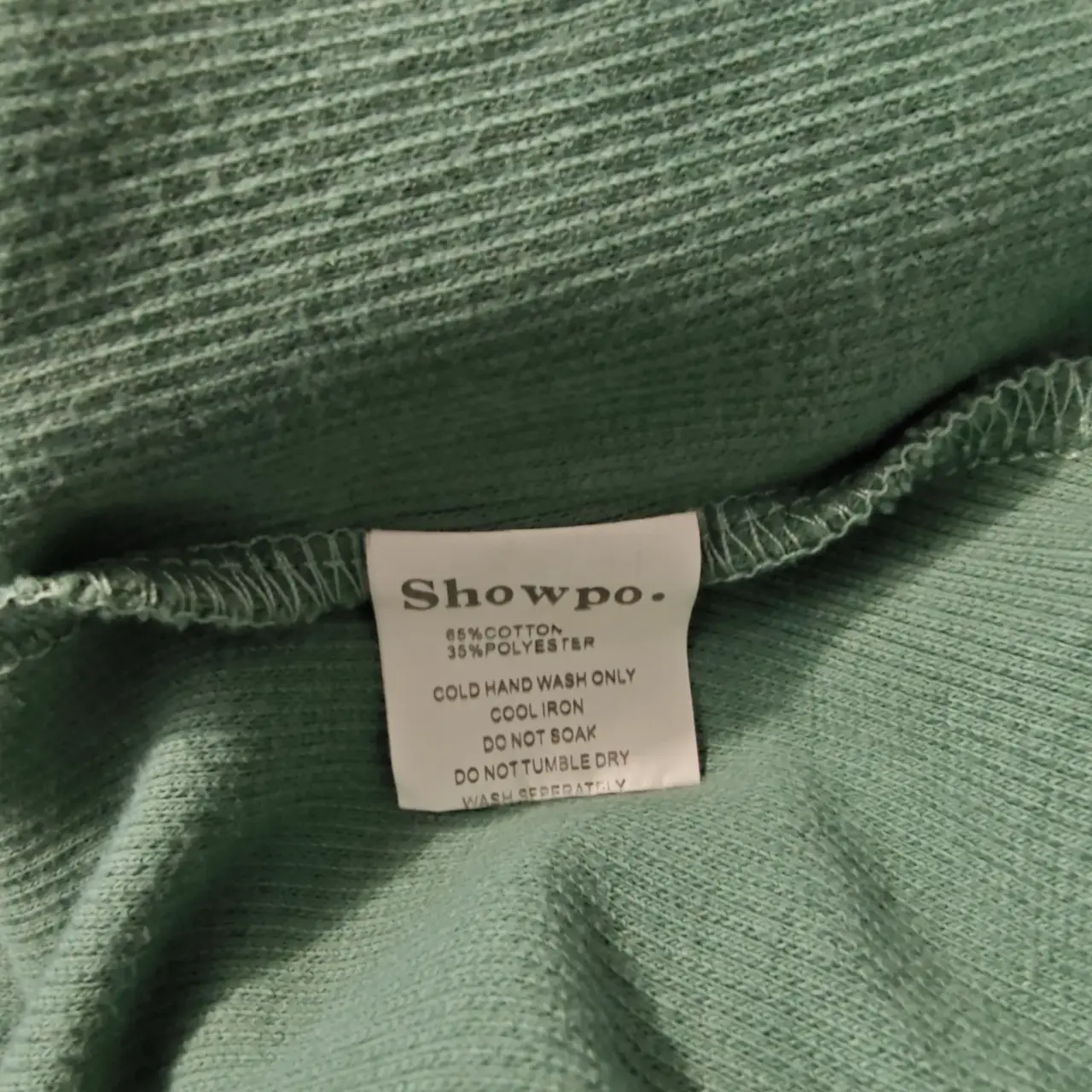 Showpo Green Ribbed Cutout Sleeveless Bodysuit Size US 12 thumbnail 10