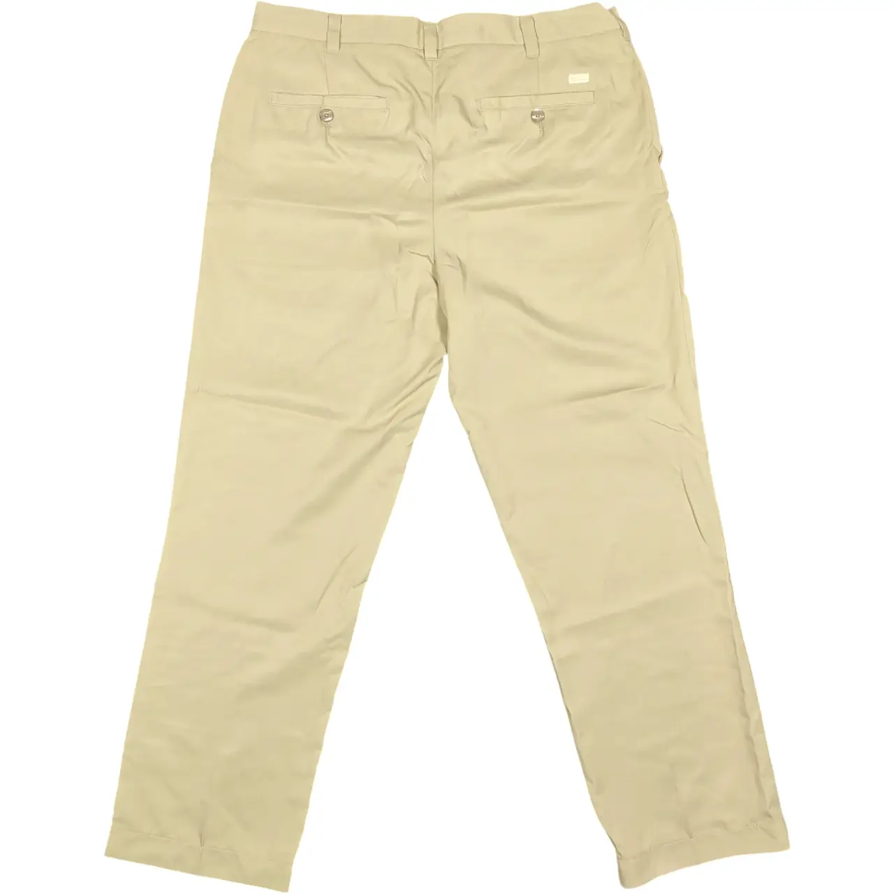 Tehama Men's Khaki Tan Golf Chino Pants W34 L30 Flat Front thumbnail 2